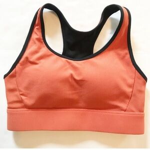 ZYIA Burnt Orange Premium Ribbed bra. XL